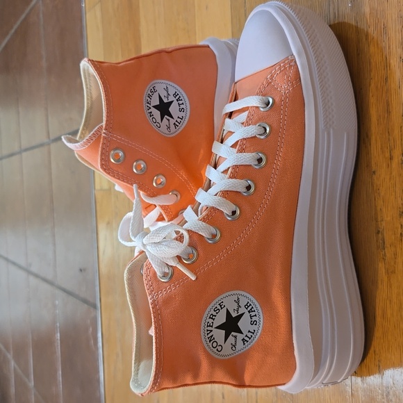 Converse CTAS Move Hi Womens Size 9 Platform Hi Lawn Flamingo NWOB A03544C - Picture 2 of 7